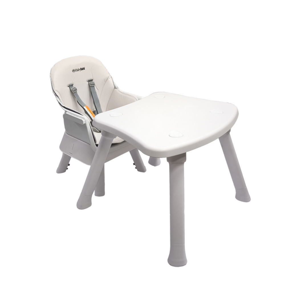 כסא אוכל 6 ב 1 LUCKY צבע:לבן בייבי סייף baby safe