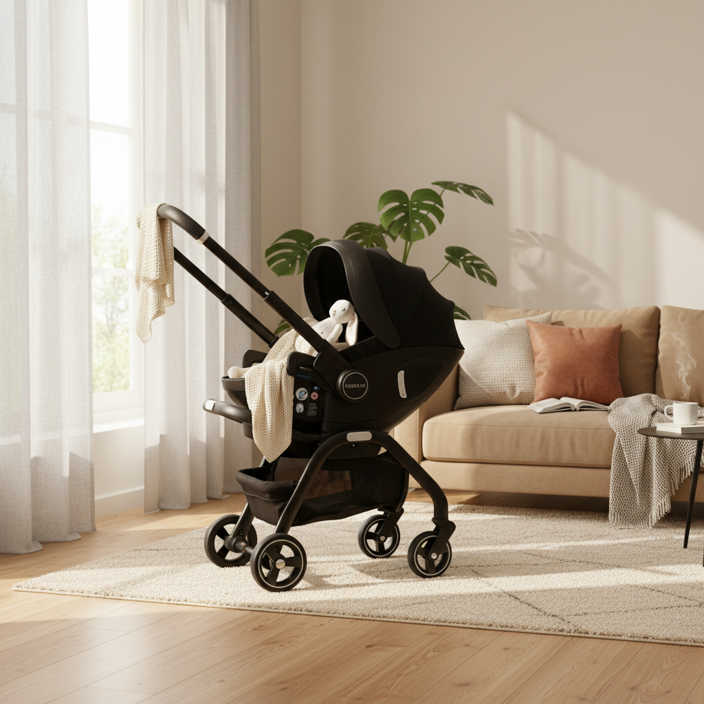 הופלה חבילת לידה מושלמת – סלקל i‑Size, עריסה וכורסאת הנקה