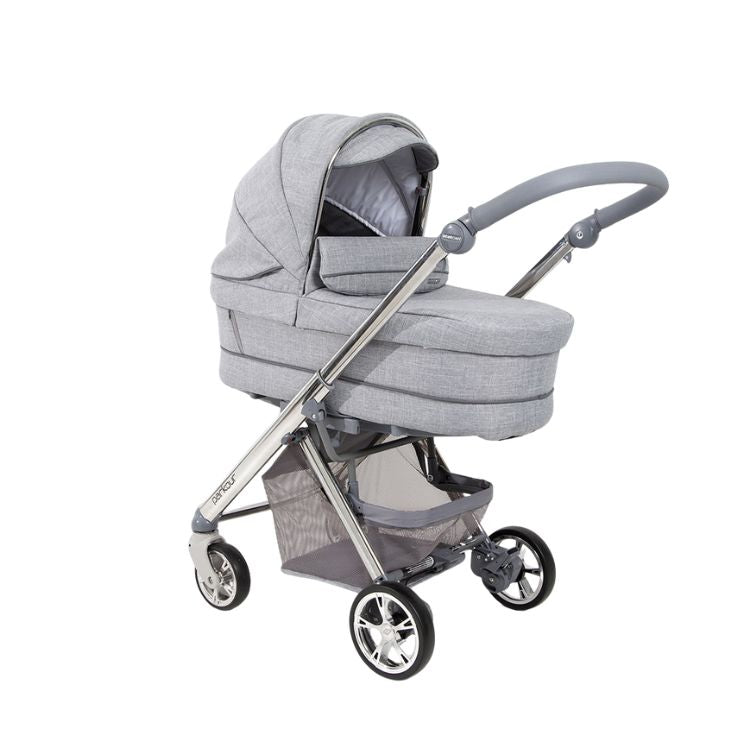 בבהקאר פארקור אפור בד ג'ינס