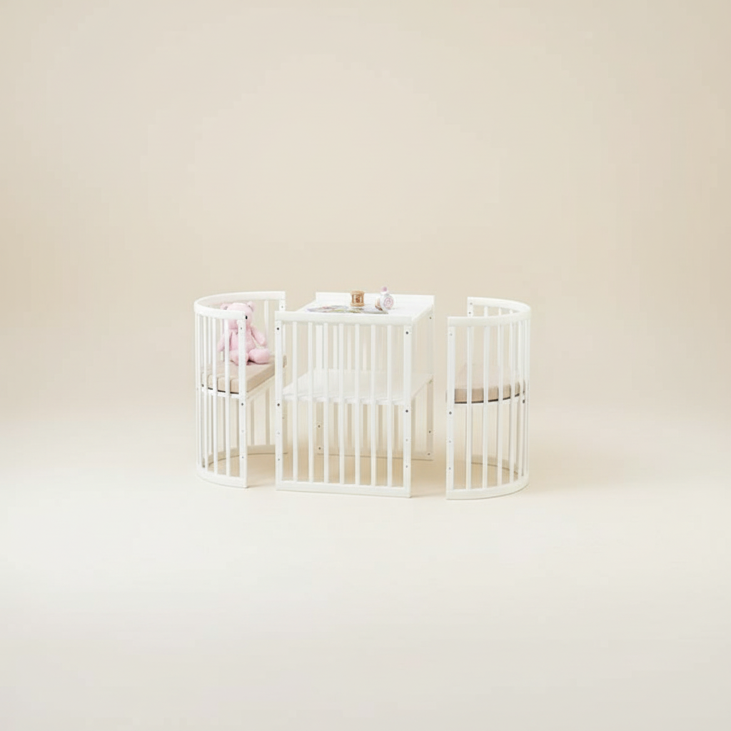 קן לציפור 4 ב-1 – עריסה ומיטת תינוק | רהיטים לתינוק