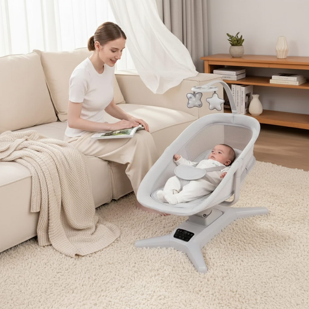 מאסטלה דגם 8301 – עריסה נדנדה חשמלית | נדנדה לתינוק