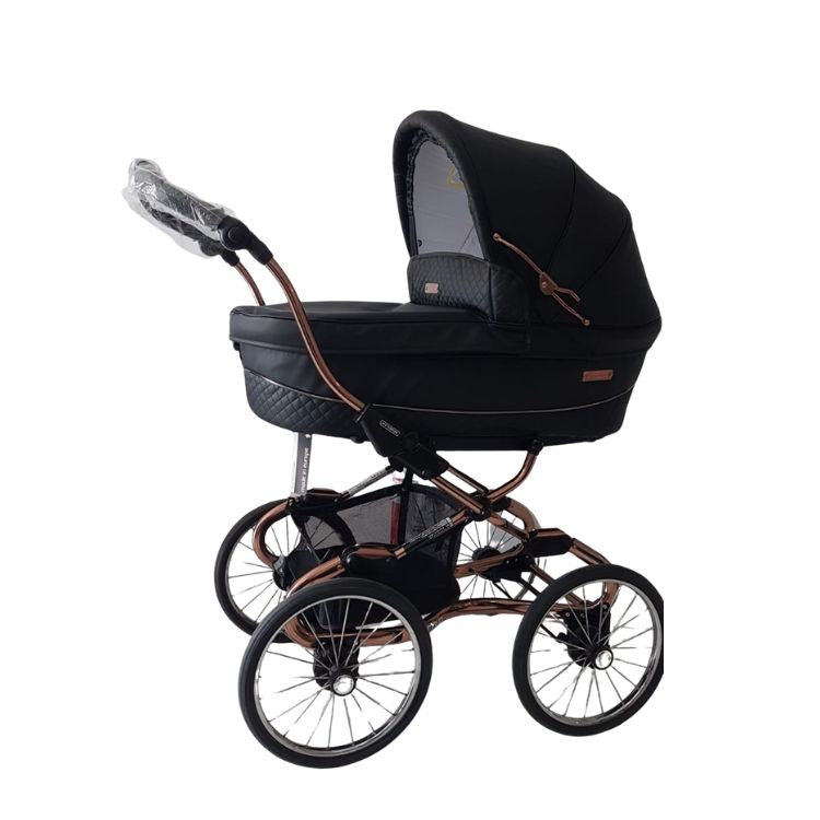 בבהקאר סטיילו שחור עם שילדה רוז גולד