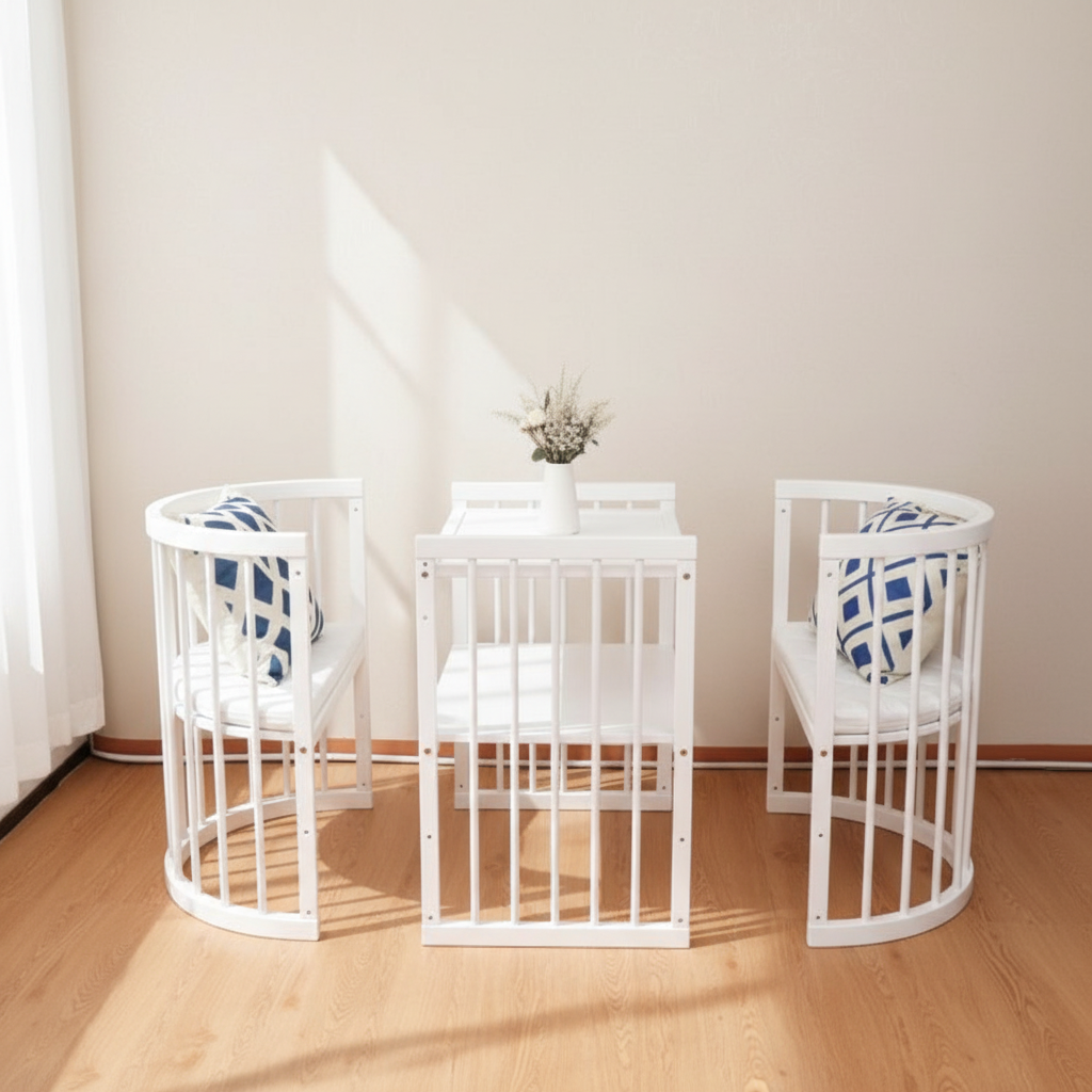 קן לציפור 4 ב-1 – עריסה ומיטת תינוק דגם D-2 | רהיטים לתינוק