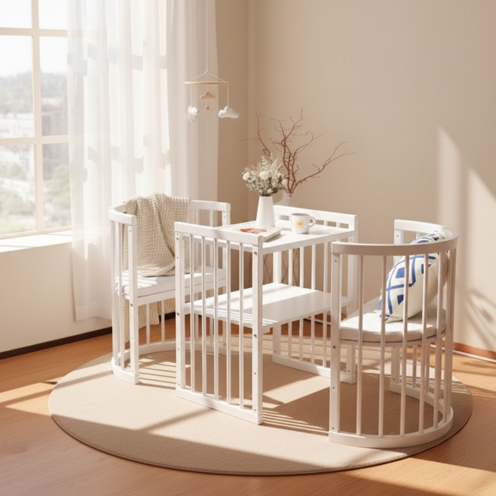 קן לציפור 4 ב-1 – עריסה ומיטת תינוק דגם D-2 | רהיטים לתינוק