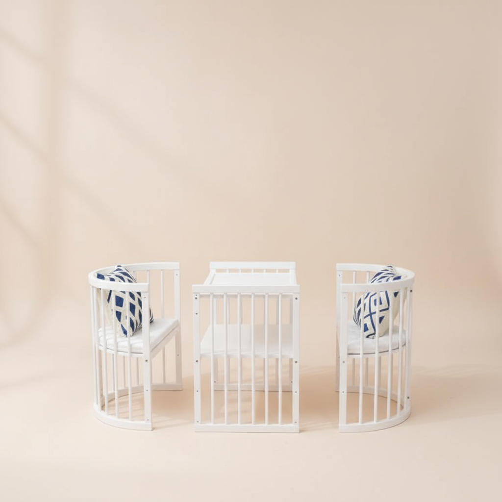 קן לציפור 4 ב-1 – עריסה ומיטת תינוק דגם D-2 | רהיטים לתינוק