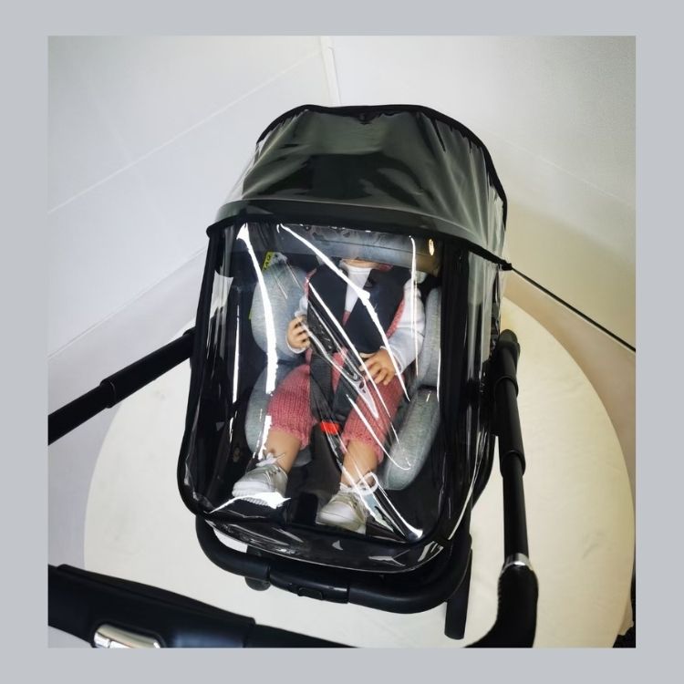 הופלה כיסוי גשם – סלקל על גלגלים, שקוף | אביזרי עגלות