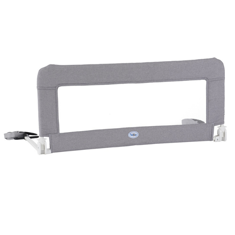 מגן מיטה טוויגי 95 ס״מ – גובה 41 ס״מ, אפור| מגיני מיטה