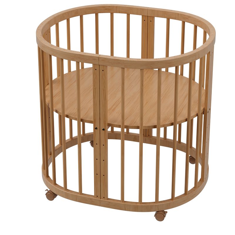 קן לציפור 4 ב-1 –דגם D-2 עריסה ומיטת תינוק צבע עץ