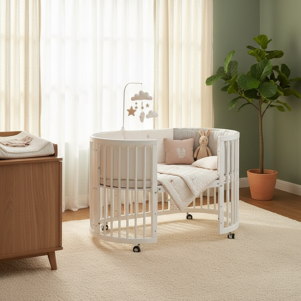 קן לציפור 4 ב-1 – עריסה ומיטת תינוק | רהיטים לתינוק