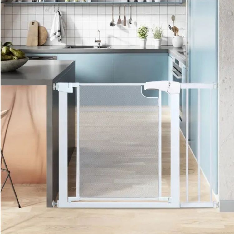 שער בטיחות רשת ללא קדיחה – נעילה אוטומטית | שערי בטיחות