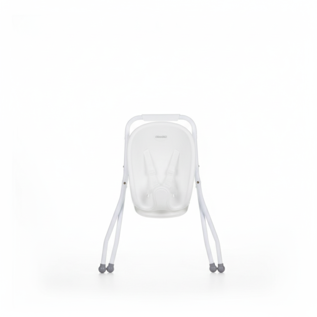 אמבטיית סיליקון מתקפלת עם מעמד ומשטח החתלה – אפור | אמבטיה לתינוק