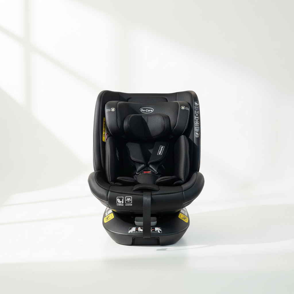 Be Care – כיסא בטיחות מסתובב 360° משולב בוסטר עם רגלית | בטיחות ברכב