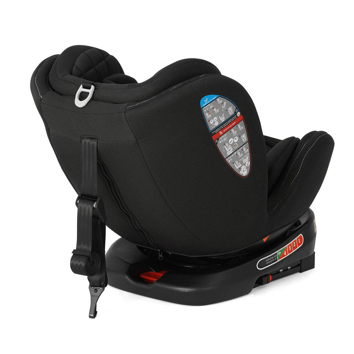 כיסא בטיחות מסתובב טוויגי ראיין 360 – Twigy Ryan 360 אפור