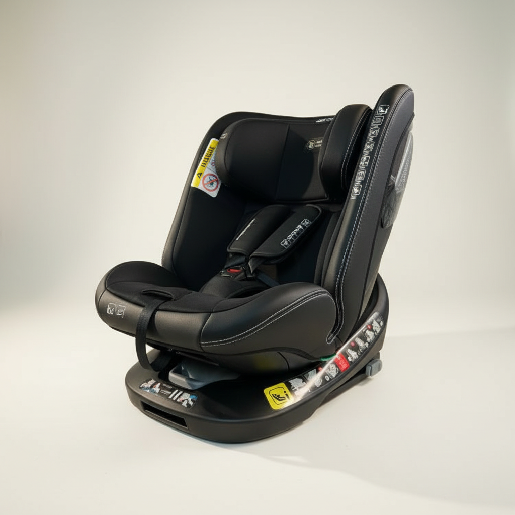 Be Care – כיסא בטיחות מסתובב 360° משולב בוסטר עם רגלית | בטיחות ברכב