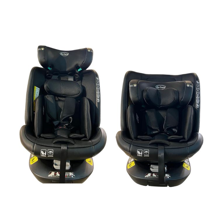 Be Care – כיסא בטיחות מסתובב 360° משולב בוסטר עם רגלית | בטיחות ברכב