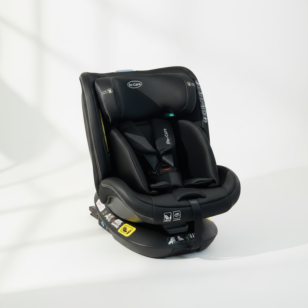 Be Care – כיסא בטיחות מסתובב 360° משולב בוסטר עם רגלית | בטיחות ברכב