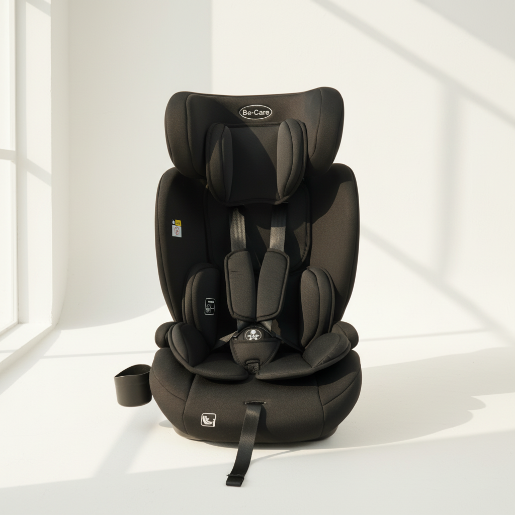 BE-CARE בוסטר ישיבה עם חיבור איזופיקס ומתקן לבקבוק