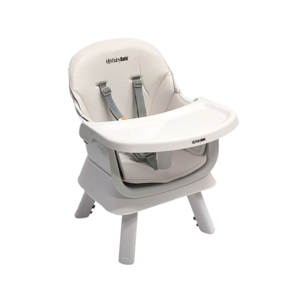 כסא אוכל 6 ב 1 LUCKY צבע:לבן בייבי סייף baby safe