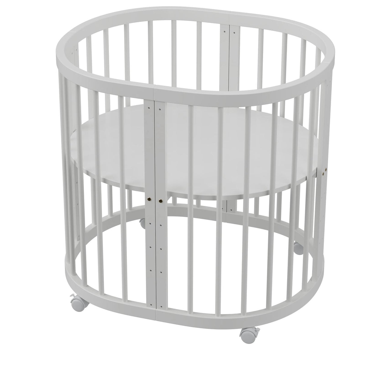 קן לציפור 4 ב-1 –דגם D-1 עריסה ומיטת תינוק לבן