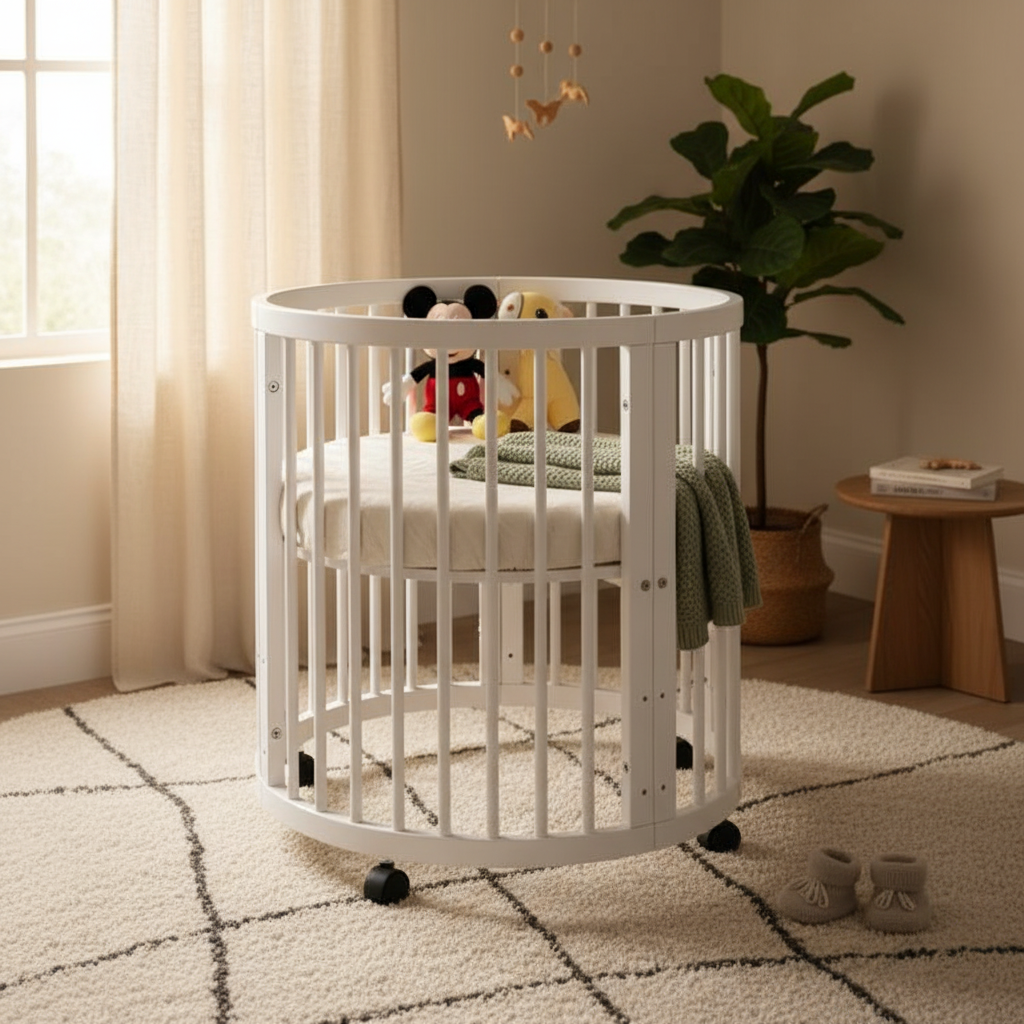 קן לציפור 4 ב-1 – עריסה ומיטת תינוק דגם D-2 | רהיטים לתינוק