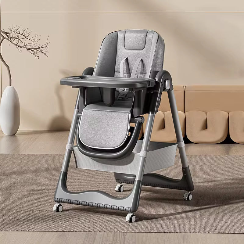 כיסא אוכל מתקפל 4 צבעים לבחירה – ריפוד דמוי עור PU