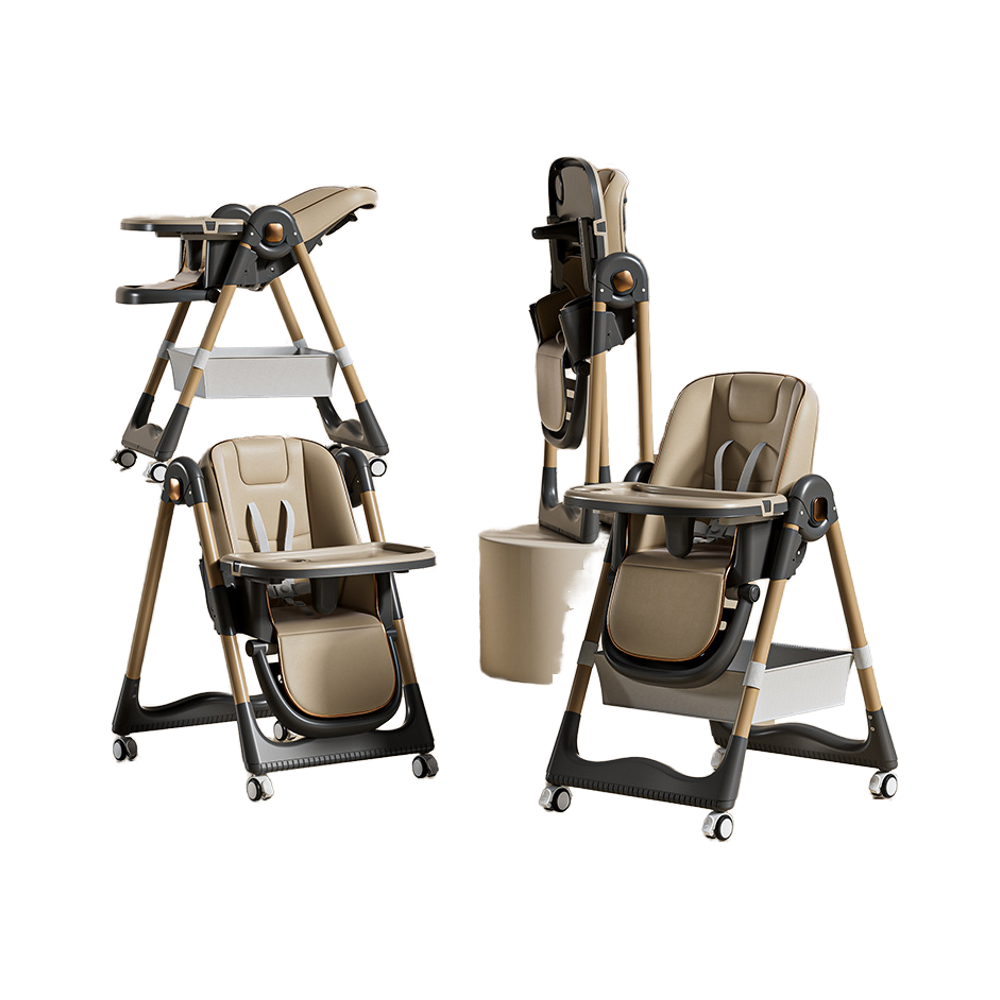 כיסא אוכל מתקפל 4 צבעים לבחירה – ריפוד דמוי עור PU