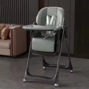 כיסא אוכל מתקפל 4 צבעים לבחירה – ריפוד דמוי עור PU