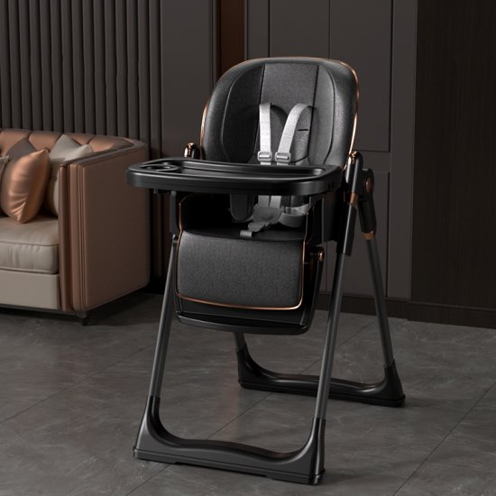 כיסא אוכל מתקפל 4 צבעים לבחירה – ריפוד דמוי עור PU