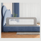 מגן מיטה 150 ס״מ – גובה 66 ס״מ, בז' / חום | מגיני מיטה