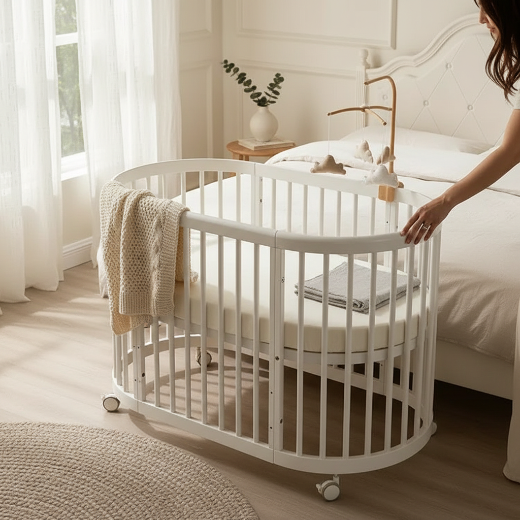 קן לציפור 4 ב-1 – עריסה ומיטת תינוק | רהיטים לתינוק