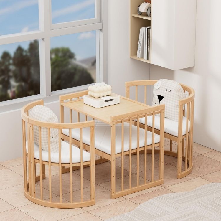 קן לציפור 4 ב-1 – עריסה ומיטת תינוק | רהיטים לתינוק