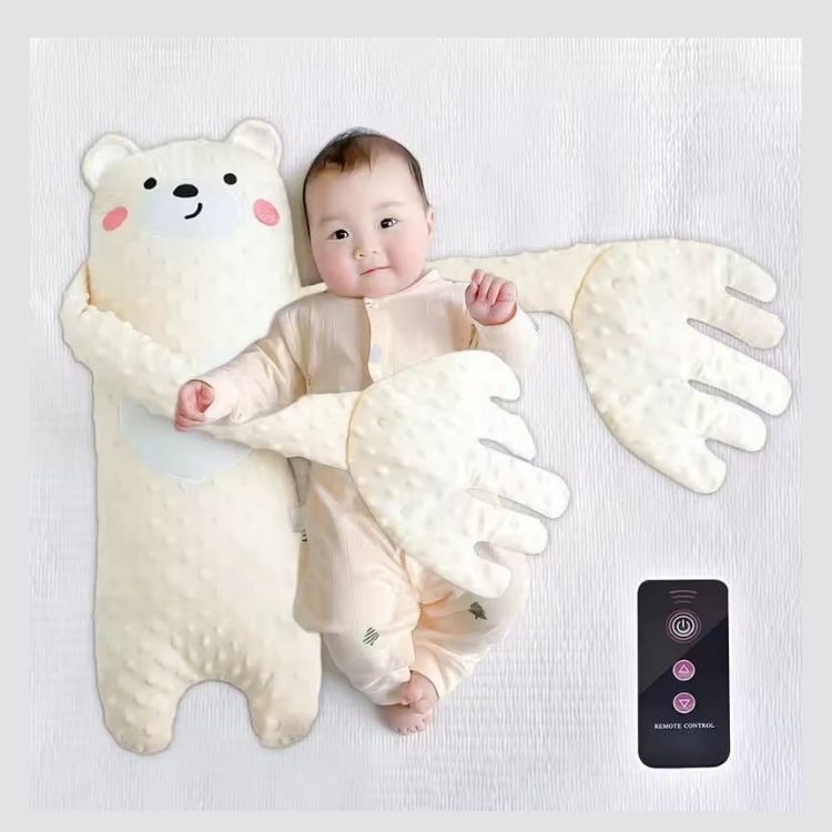 כרית חיבוקי עם יד טופחת - חיות שונות