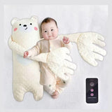 כרית חיבוקי עם יד טופחת - חיות שונות