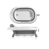 אמבטיית סיליקון מתקפלת – עם צפקל ומשפך | אמבטיה לתינוק