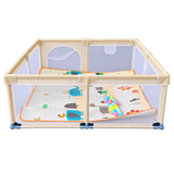 גדר פעילות מתקפלת לתינוקות 180×200 ס״מ – עם שטיח פעילות, כדורים