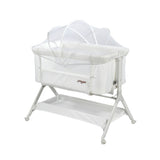 עריסה מתחברת MINIGO אייר בצבע לבן עם מזרן נושם