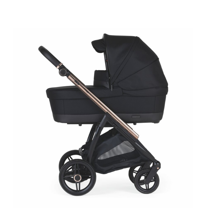 Bébécar Flowy עגלה משולבת שחור רוז גולד