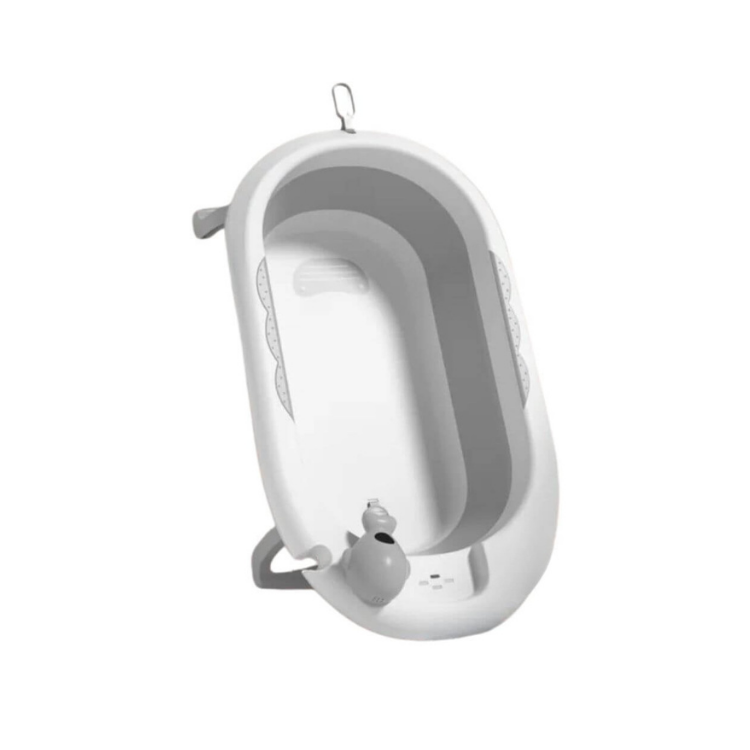 אמבטיית סיליקון מתקפלת – עם צפקל ומשפך | אמבטיה לתינוק