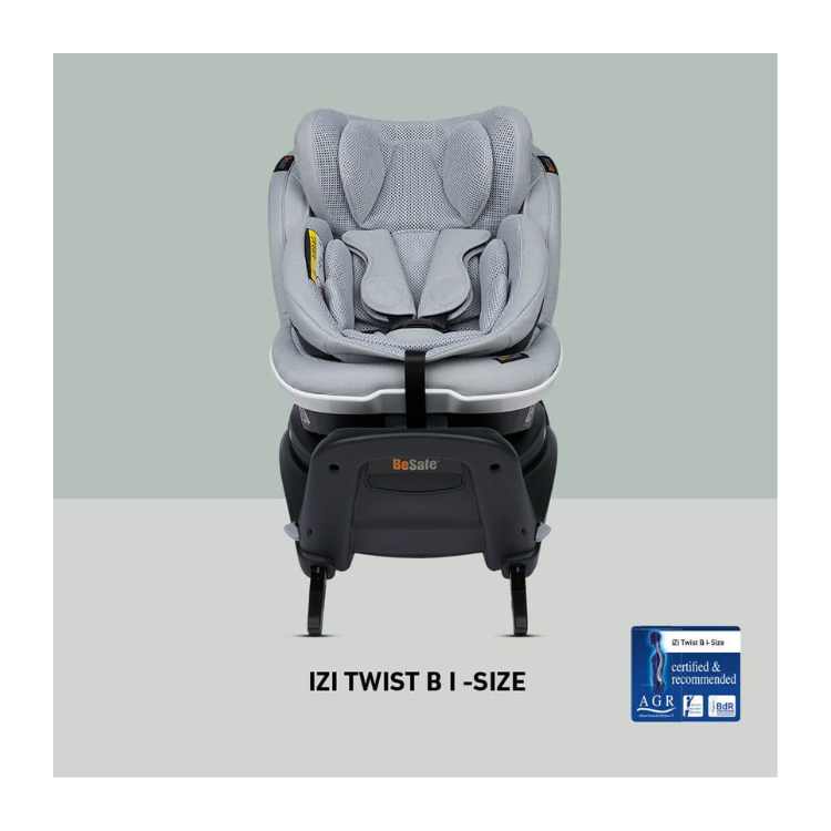 Be safe– כיסא בטיחות מסתובב 360° משולב בוסטר עם רגלית | בטיחות ברכב