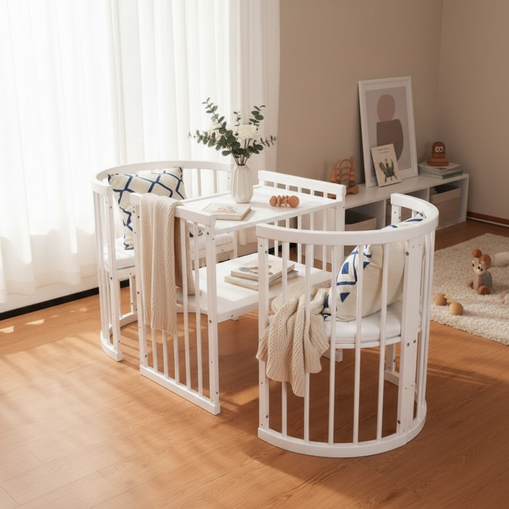 קן לציפור 4 ב-1 – עריסה ומיטת תינוק | רהיטים לתינוק