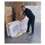 גדר פעילות מתקפלת לתינוקות 180×200 ס״מ – עם שטיח פעילות, כדורים
