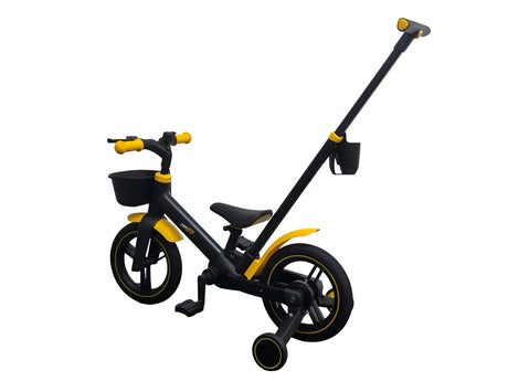 אופני איזון והאופניים הראשונים 5 ב-1 MINIGO עם ידית דחיפה להורים