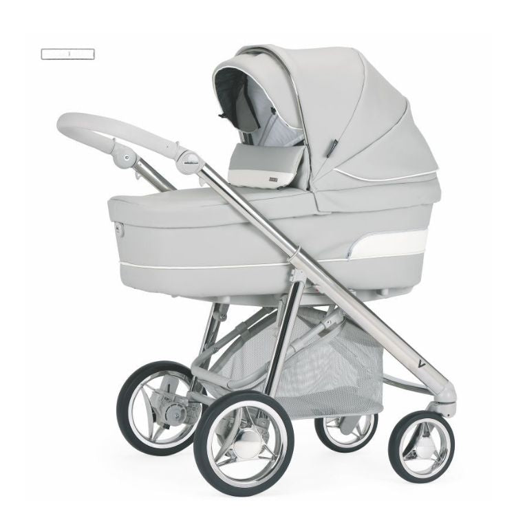 עגלת בבהקאר וי-פאק 053 אפור דמוי עור