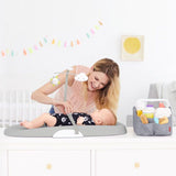 משטח החתלה מסיליקון עם חגורות ומובייל