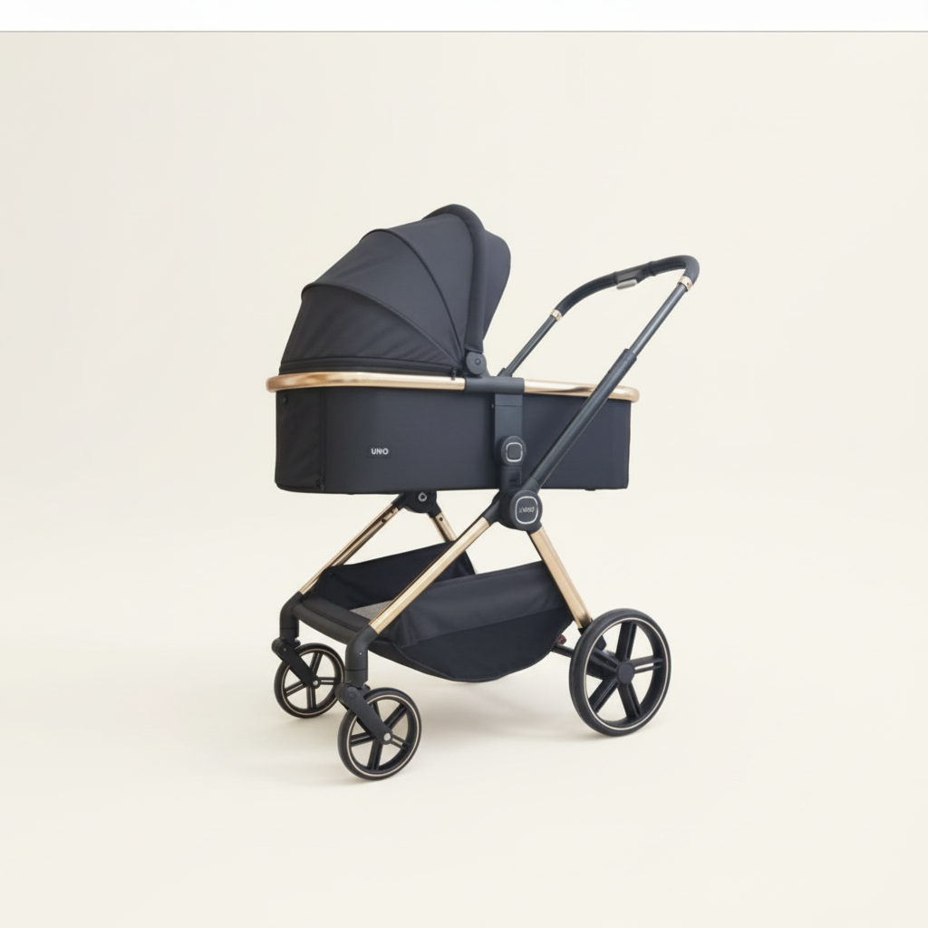 חבילת לידה מלאה – עגלה JANE, עריסה Minigo, שידה 80 ס"מ