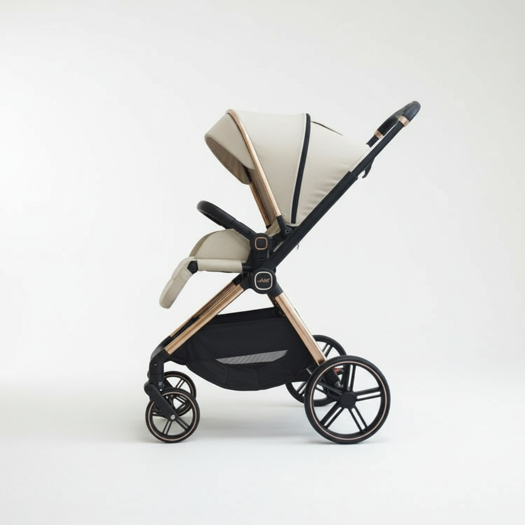 חבילת לידה מלאה – עגלה JANE, עריסה Minigo, שידה 80 ס"מ