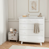 מיניגו – סט מיטה ושידה | חדר תינוק לבן