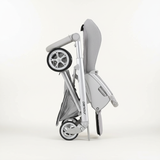 בבהקאר פארקור 051 – אפור דמוי עור | עגלת תינוק