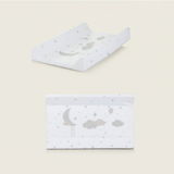 אמבטיית סיליקון מתקפלת עם מעמד ומשטח החתלה – אפור | אמבטיה לתינוק