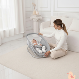 מאסטלה 4 ב-1 – נדנדה חשמלית וטרמפולינה עם מגש אוכל נשלף